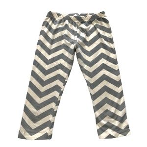 Mustard Pie Gray Chevron Print Capri Legging 5